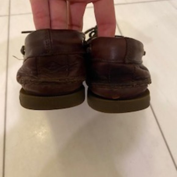 Clear Out- VGUC Sperry Leeward 2-Eye Yacht Club Boat Shoe size 12 in Amaretto - Picture 10 of 15